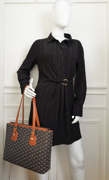 Goyard Bicolor Goyardine Okinawa PM Tote Bag