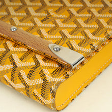 Goyard Yellow Goyardine Monte Carlo Clutch