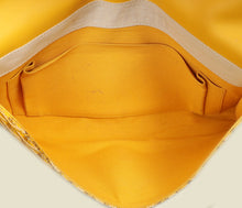 Goyard Yellow Goyardine Monte Carlo Clutch