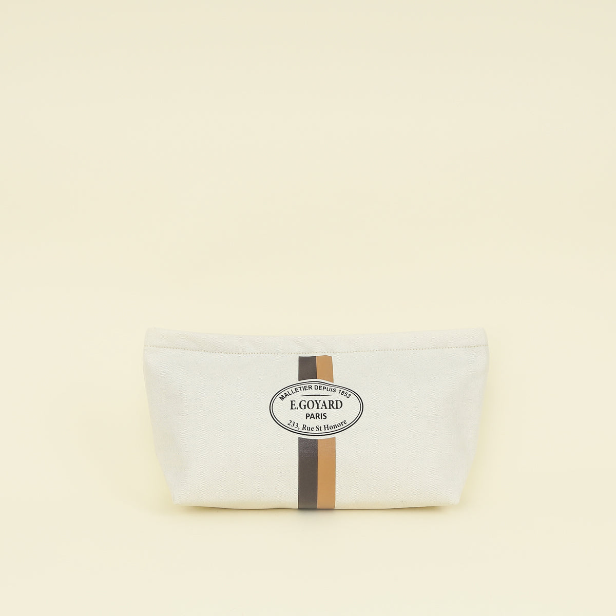 Goyard Ecru Necessaire Organizer Pouch