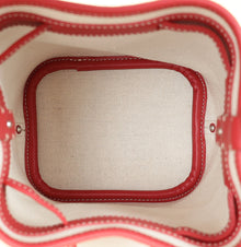 Goyard Red Goyardine Petit Flot Mini Bucket Bag