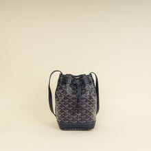 Goyard Navy Blue Goyardine Petit Flot Bucket Bag