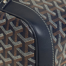 Goyard Navy Blue Goyardine Petit Flot Bucket Bag