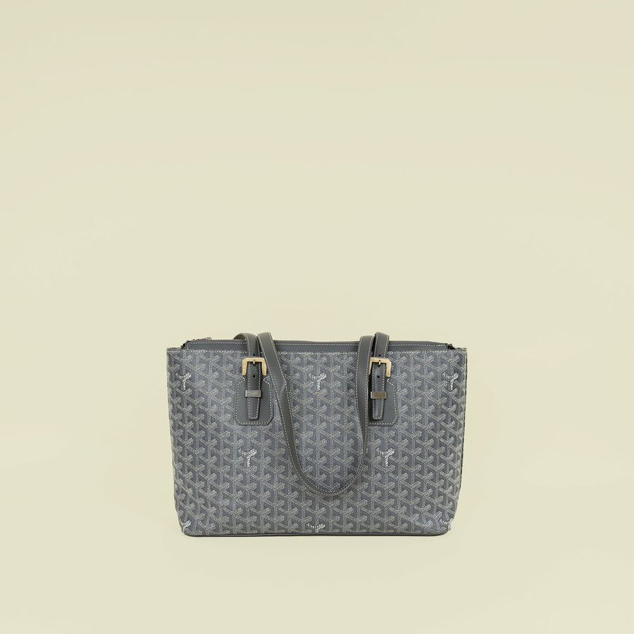 Goyard Grey Goyardine Okinawa Bag
