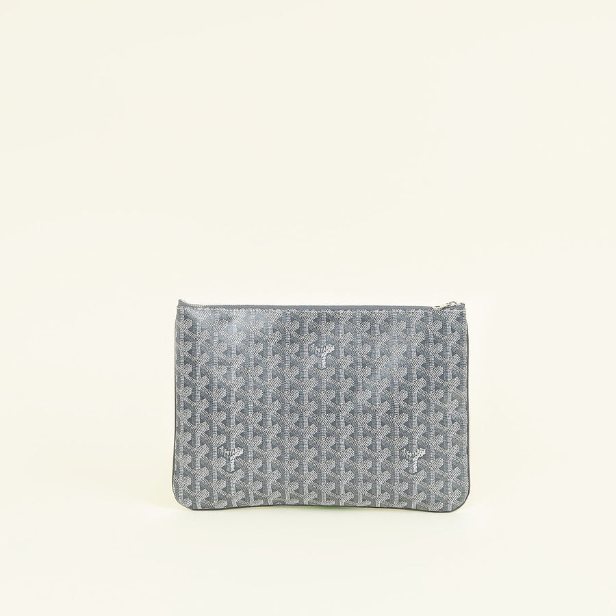 Goyard Gray Goyardine Senat Pouch