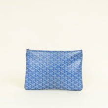 Goyard Blue Goyardine Sénat MM Pouch