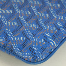 Goyard Blue Goyardine Sénat MM Pouch
