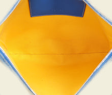 Goyard Blue Goyardine Sénat MM Pouch