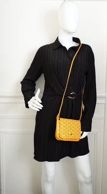 Goyard Yellow Plumet Wallet Clutch Bag