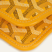 Goyard Yellow Plumet Wallet Clutch Bag