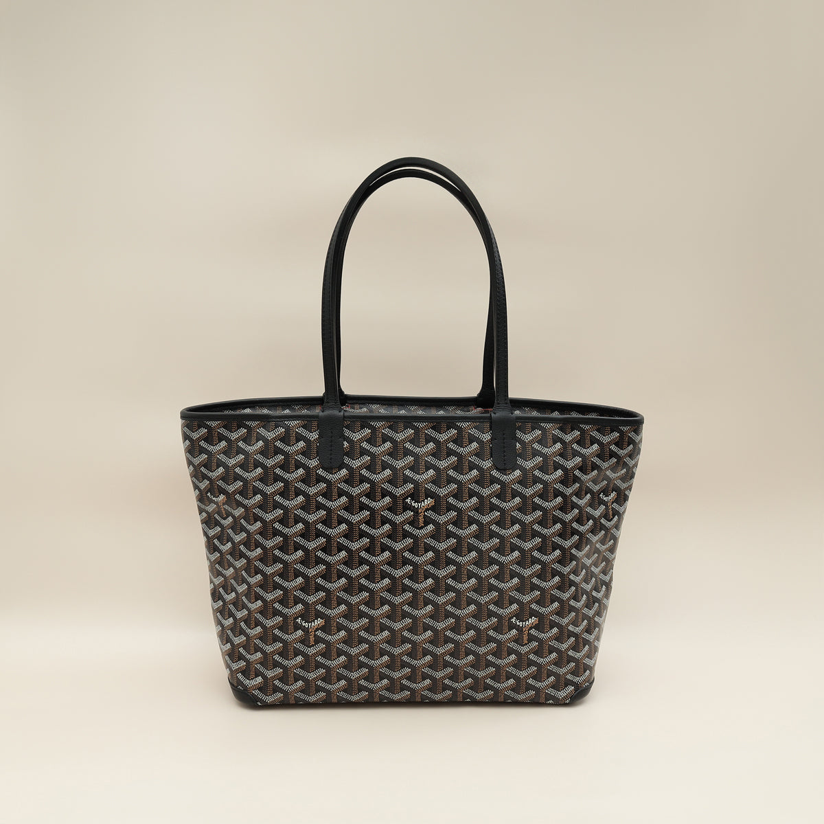 Goyard Black Goyardine Artois PM Bag