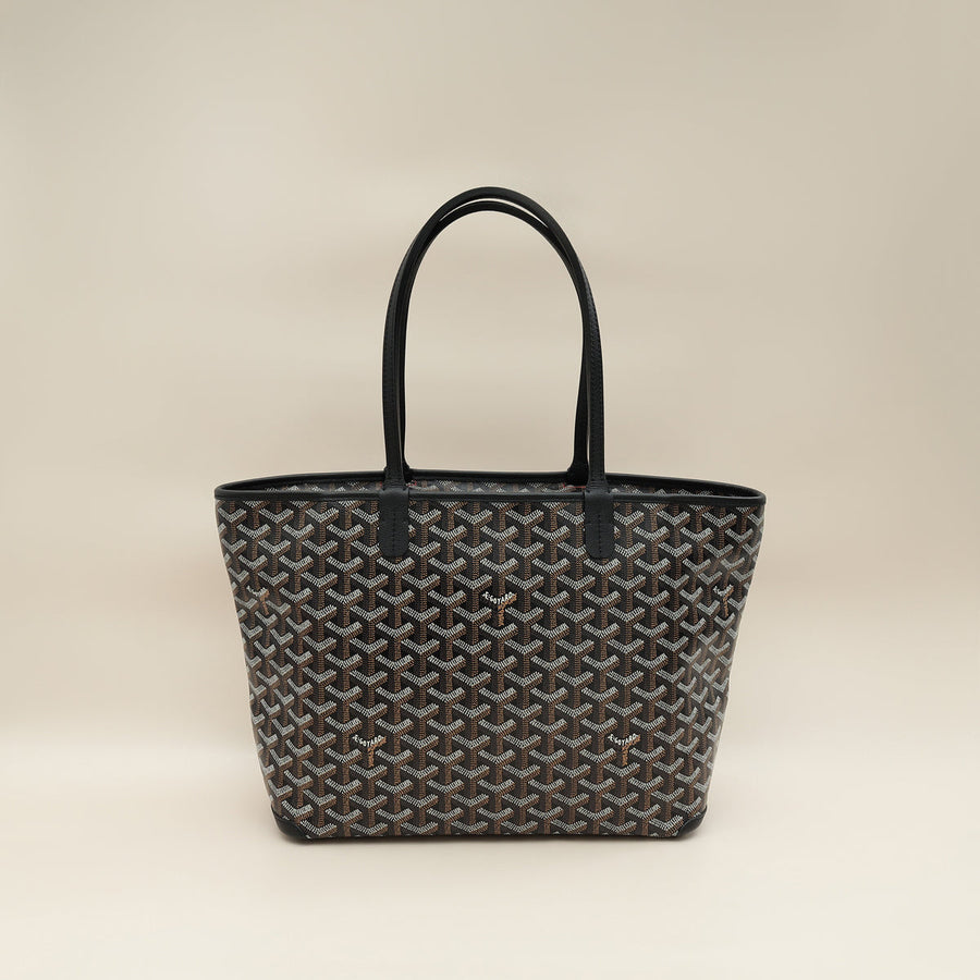 Goyard Black Goyardine Artois PM Bag