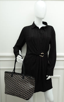 Goyard Black Goyardine Artois PM Bag