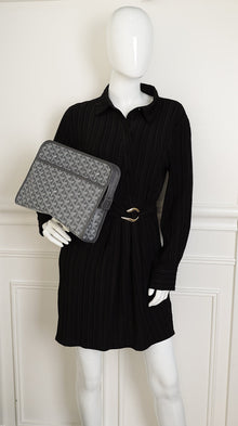 Goyard Grey Goyardine Jouvence GM Toiletry Bag