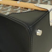 Goyard Black Goyardine Saigon PM Structure Bag