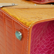 Goyard Multicolor Crocodile Structured Saigon GM Bag