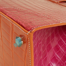 Goyard Multicolor Crocodile Structured Saigon GM Bag