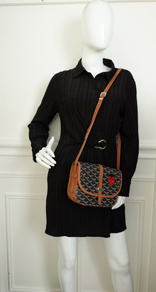 Goyard Bicolor Goyardine Belvedere PM Messenger Bag W/ Bug Print