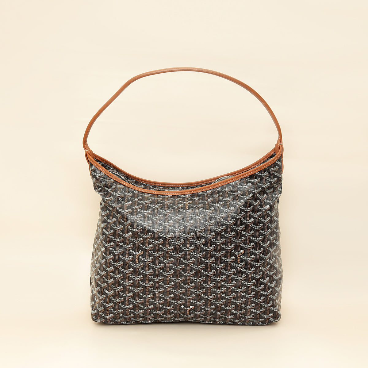 Goyard Bicolor Goyardine Boheme Hobo Bag
