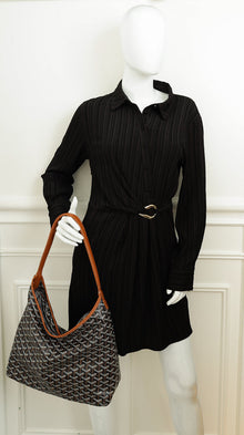 Goyard Bicolor Goyardine Boheme Hobo Bag
