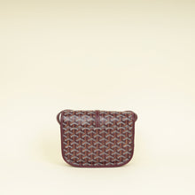 Goyard Burgundy Goyardine Belvedere PM Messenger Bag