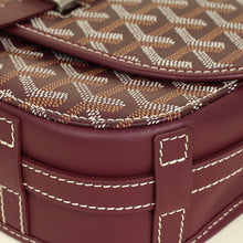 Goyard Burgundy Goyardine Belvedere PM Messenger Bag