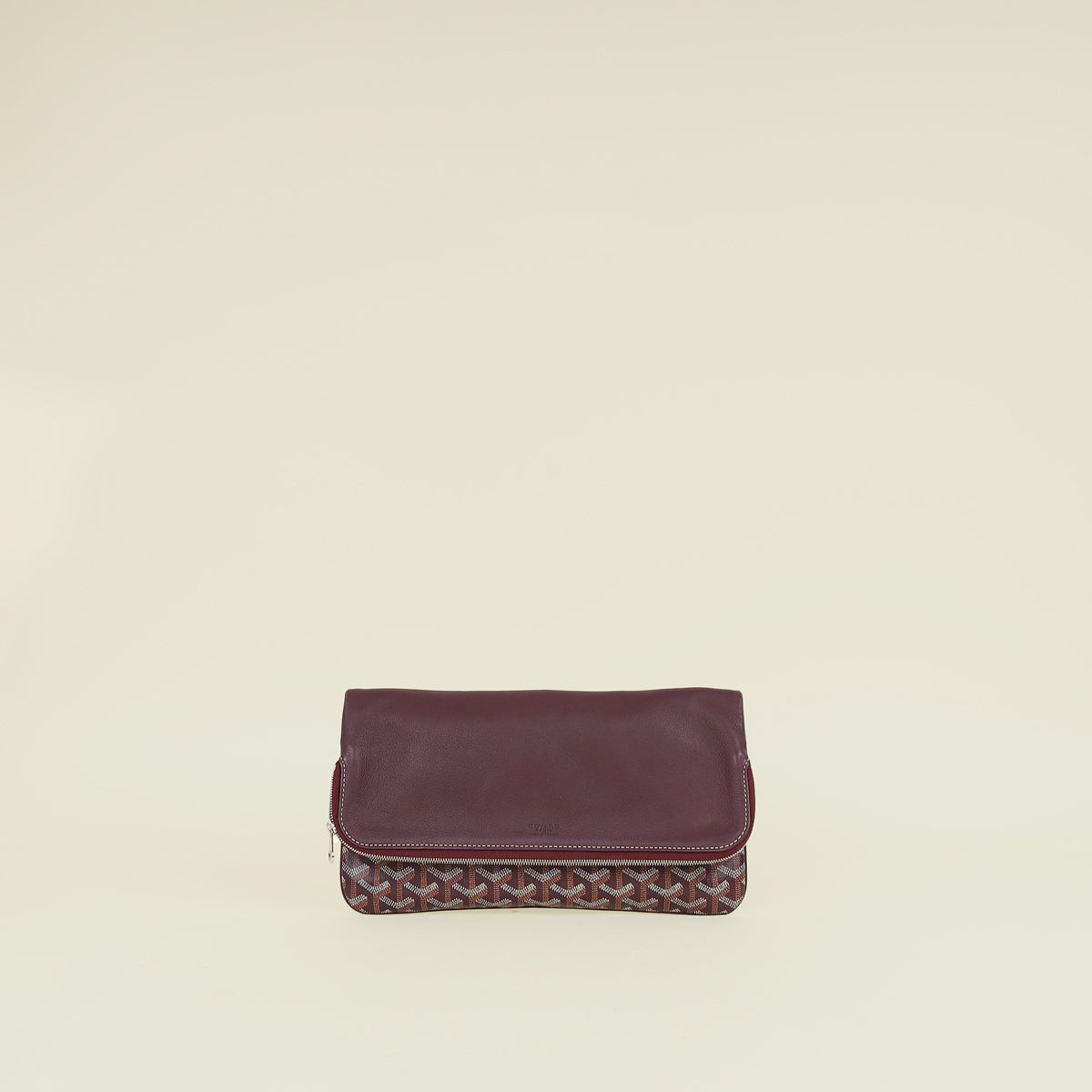Goyard Burgundy Sainte Marie MM Soft Clutch