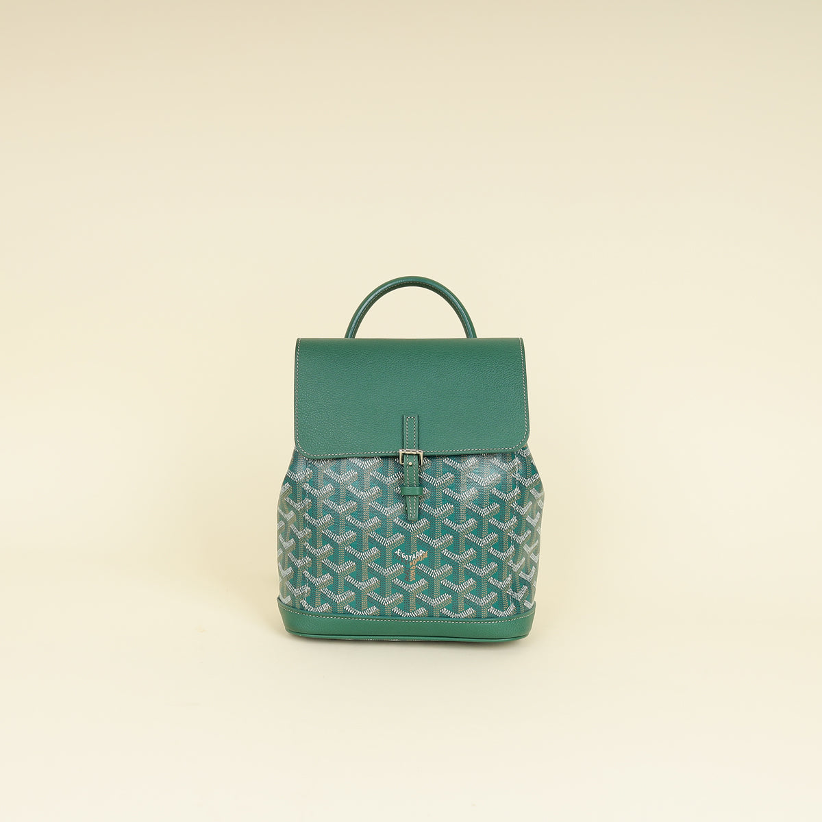 Goyard Green Goyardine Sac Alpin Mini Backpack Bag
