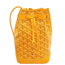 Goyard Yellow Goyardine Petit Flot Bucket Bag