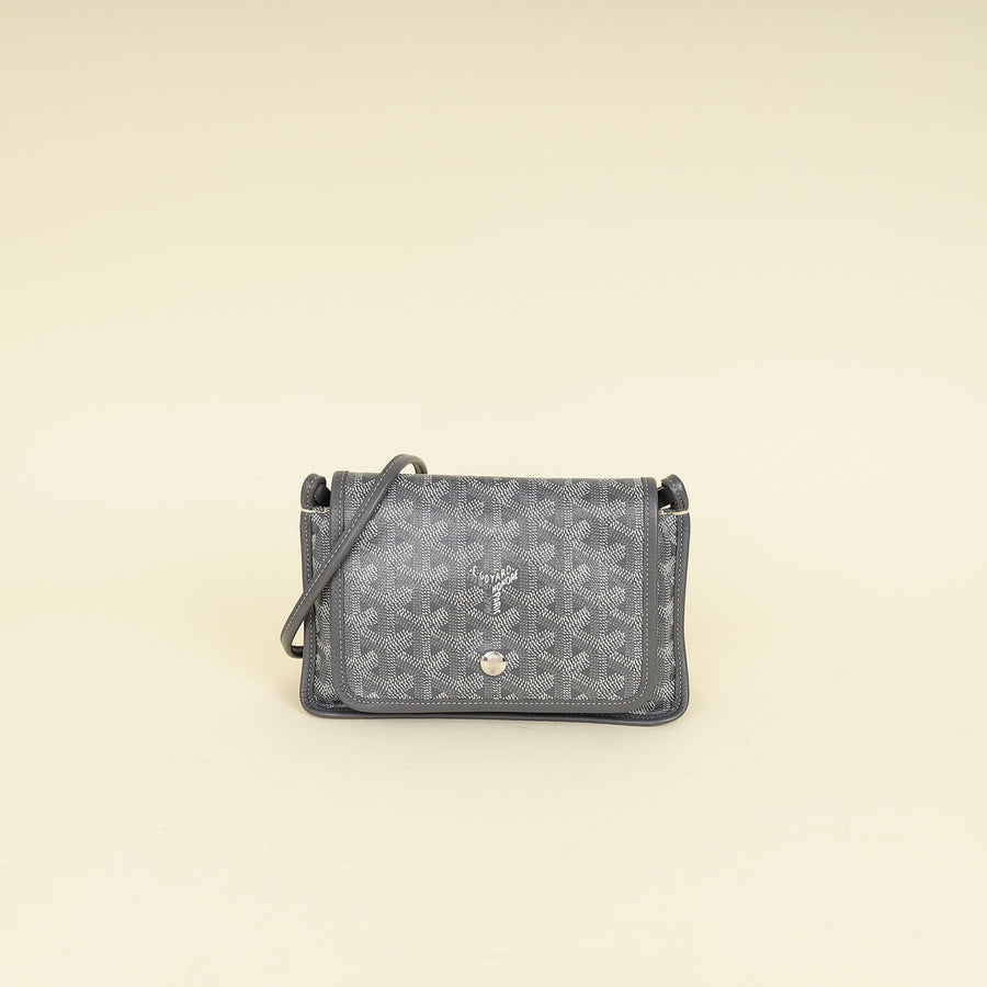 Goyard Gray Goyardine Plumet Wallet Clutch Bag