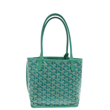 Goyard Green Goyardine Anjou Mini Reversible Bag