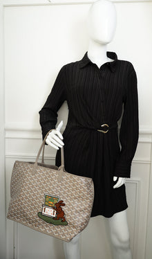 Goyard Bicolor Limited Edition Goyardine Anjou Punny Embroidered PM Bag