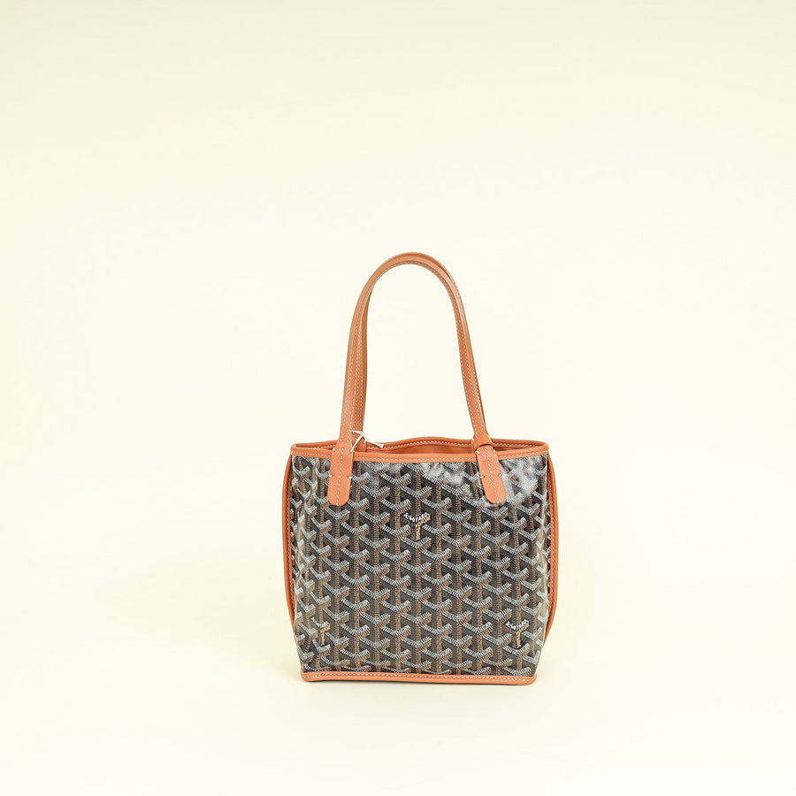 Goyard Bicolor Goyardine Mini Anjou Reversible Bag