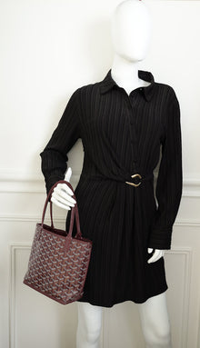 Goyard Burgundy Goyardine Mini Anjou Bag