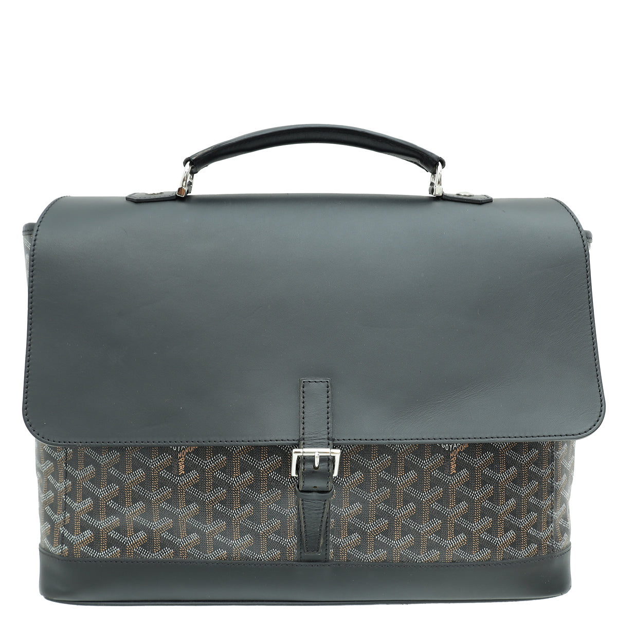 Goyardine Black Citadin Messenger Bag