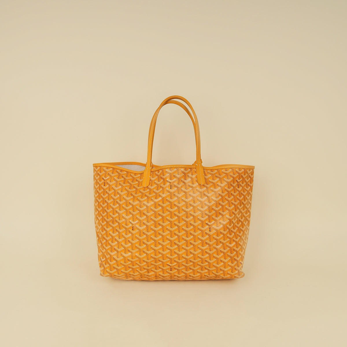 Goyard Yellow Goyardine Saint Louis PM Bag