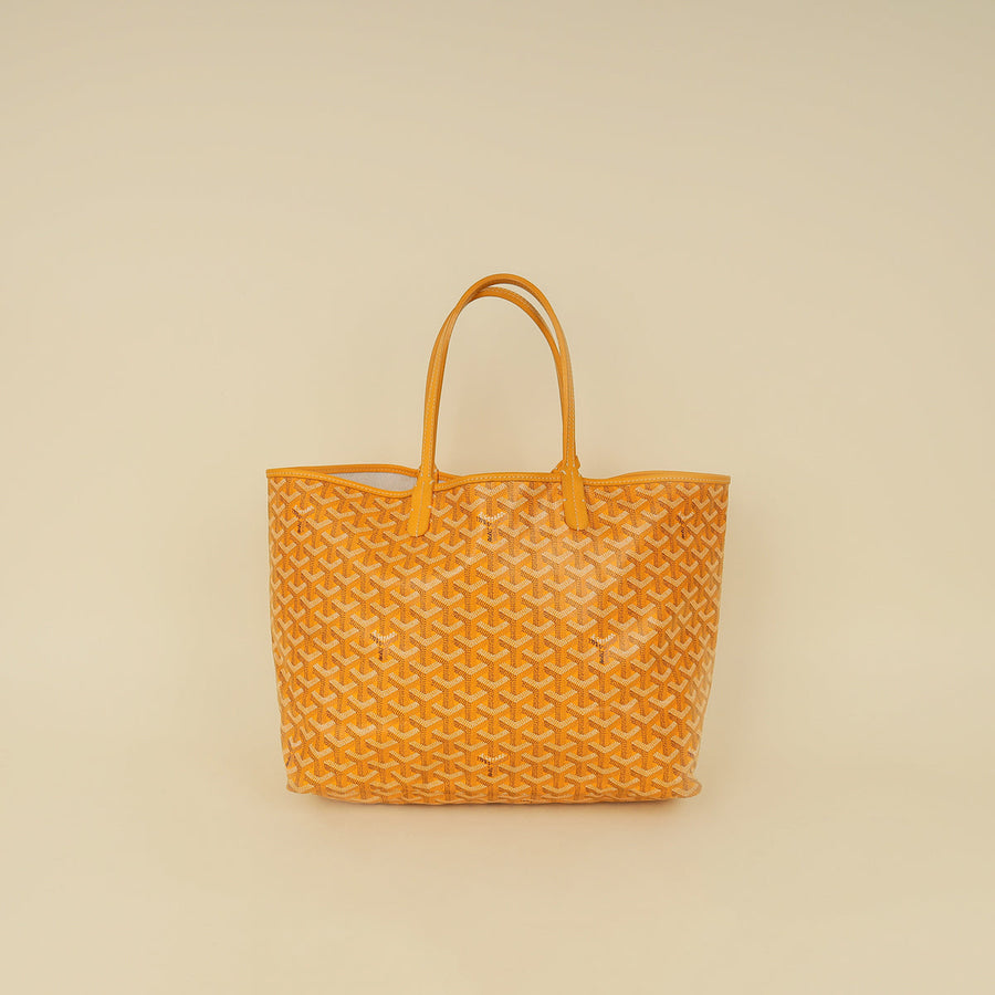 Goyard Yellow Goyardine Saint Louis PM Bag