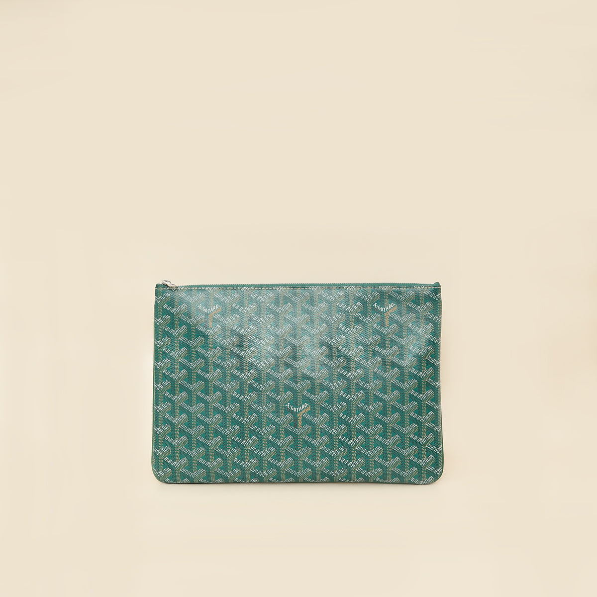 Goyard Green Goyardine Senat MM Pouch