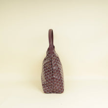 Goyard Burgundy Goyardine Boheme Hobo Bag