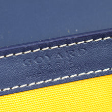 Goyard Navy Blue Goyardine Saigon Structure Mini Bag