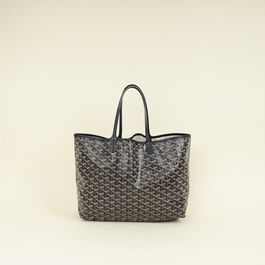 Goyard Black Goyardine Saint Louis PM Bag