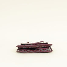 Goyard Burgundy Goyardine Plumet Pouch-Wallet