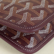 Goyard Burgundy Goyardine Plumet Pouch-Wallet