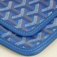 Goyard Blue Goyardine Plumet Pouch-Wallet