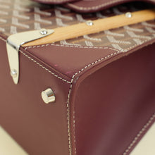 Goyard Burgundy Goyardine Saigon PM Bag