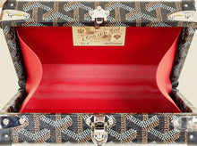 Goyard Black Goyardine Minaudiere Trunk Bag