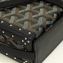 Goyard Black Goyardine Minaudiere Trunk Bag