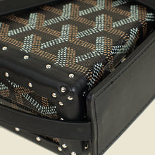 Goyard Black Goyardine Minaudiere Trunk Bag