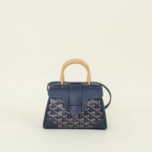 Goyard Navy Blue Goyardine Saigon Mini Souple Bag
