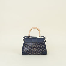 Goyard Navy Blue Goyardine Saigon Mini Souple Bag